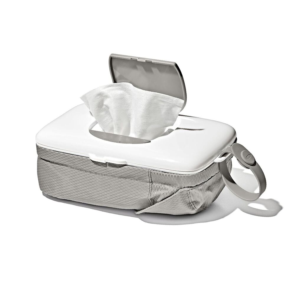 OXO Tot On-The-Go Wipes Dispenser w/ Diaper Pouch Gray NEW Sealed